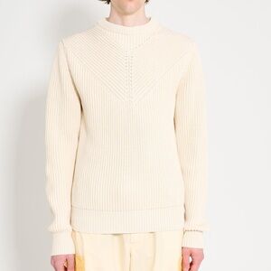 Jil Sander Men's Beige Crewneck Sweater